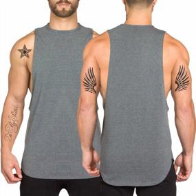 img 2 attached to Get Ripped With PAIZH Men'S Gym Tank Tops For Intense Bodybuilding Workouts