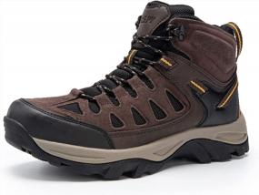 img 4 attached to Stay Warm And Dry This Winter With ZASEPY Men'S Waterproof Snow Boots For Outdoor Hiking And Trekking