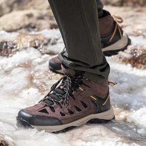 img 1 attached to Stay Warm And Dry This Winter With ZASEPY Men'S Waterproof Snow Boots For Outdoor Hiking And Trekking
