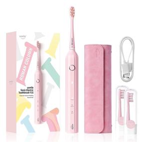 img 4 attached to 🦷 Rechargeable Electric Toothbrush with Whitening Capability