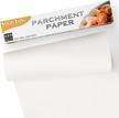 smartake non-stick parchment paper roll, 13 in x 164 ft (177 sq. ft) for baking, cooking, air fryer, steamer, kitchen, cookies, bread, and more - white baking pan liner logo