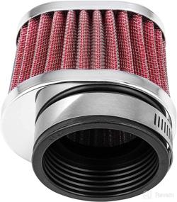 img 1 attached to 🏍️ Alpha Moto Set of 4 54mm Oval Pod Air Filters for Motorcycles - Universal, Washable, Reusable Cleaners & Breathers. Fits Honda CB750 Supersport Nighthawk Custom 1980-1983 (with Video Demo)