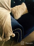 img 1 attached to Set Of 2 Navy Feather Euro Pillows - 26X26 Inches, Perfect For Bed And Couch Decor By Puredown® review by Jason Cartwright