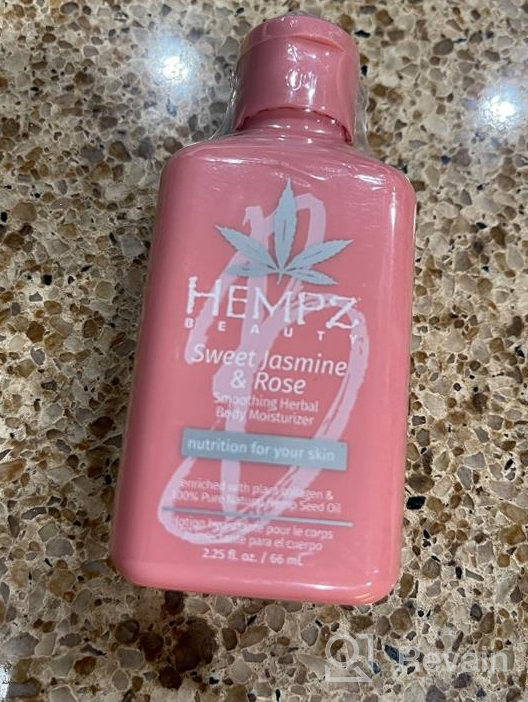 img 1 attached to Mini Sweet Jasmine & Rose Collagen Infused Herbal Body Moisturizer review by Ronald Taylor