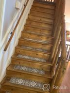 img 1 attached to Stylish & Safe: Sussexhome Carpet Stair Treads For Wooden Steps - 4-Pack Of Self-Adhesive, Pet & Kid-Friendly Indoor Treads To Prevent Slipping review by Bryce Wohlman
