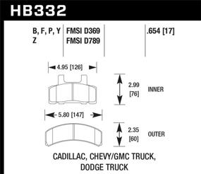 img 1 attached to Hawk Performance HB332F 654 Ceramic Brake