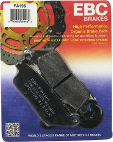 img 2 attached to 🔘 EBC FA196 Brake Pad Set - Optimized for Disc Brakes in Sleek Black