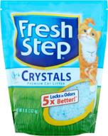 🐾 fresh step crystals premium clumping cat litter: scented, 8 lb - 3 packs, best odor control logo