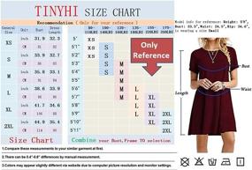 img 2 attached to TINYHI Womens Sleeve Tshirt Casual Women's Clothing : Dresses