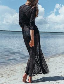 img 1 attached to 👙 Bsubseach Women's Clothing: Swimsuit Embroidery Cardigan and Swimsuits & Cover Ups