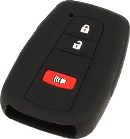 img 2 attached to 🔒 Enhanced Protection for Your Toyota Prius CH-R Key Fob: Remote Case Cover Skin Protector