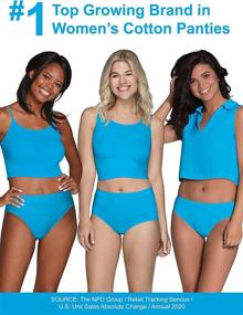 img 1 attached to 🩲 Assorted Fruit Loom Underwear Multipack for Women - Lingerie, Sleepwear, and Lounge Attire