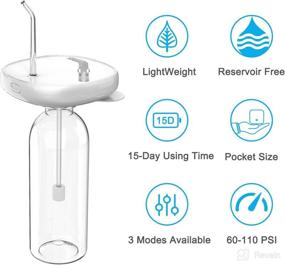 img 2 attached to 💦 Waterproof Cordless Portable Rechargeable Flosser