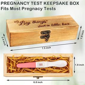 img 2 attached to Pregnancy Test Keepsake Box Announcement Pregnancy Announcements Grandparents