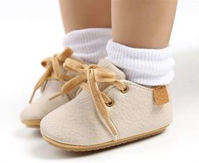 img 2 attached to Weixinbuy Girls Tassel Bowknots Moccasins Boys' Shoes : Loafers