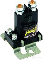 🔋 stinger sgp38 80-amp battery isolator and relay - enhanced power management for vehicles in sleek black design logo