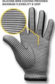 img 2 attached to Женские перчатки для гольфа CaddyDaddy Claw: идеальное сочетание воздухопроницаемости, посадки и долговечности