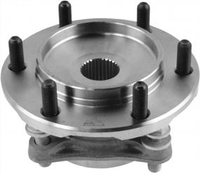 img 1 attached to TRQ Front Wheel Hub Bearing Assembly Driver Passenger Compatible With Tacoma 4Runner FJ 4WD