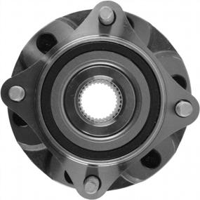 img 3 attached to TRQ Front Wheel Hub Bearing Assembly Driver Passenger Compatible With Tacoma 4Runner FJ 4WD
