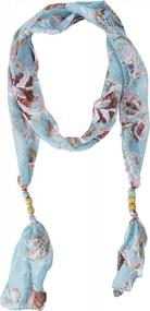 img 4 attached to Chic And Versatile Women'S Skinny Chiffon Scarf: Long Tie Belt, Bag Handle Wrap, And More By GERINLY