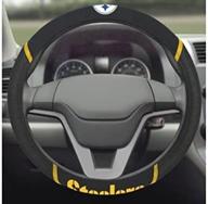 🏈 fanmats nfl steering wheel cover for all genders with embroidered design - unisex-adult логотип