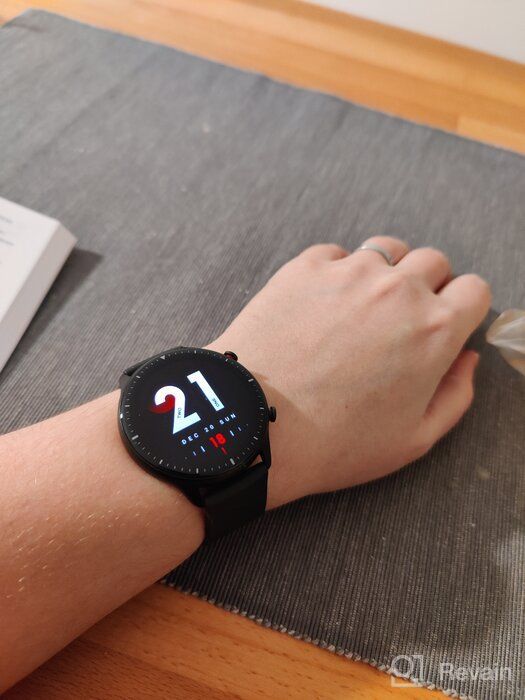 img 3 attached to Amazfit GTR 2 Smartwatch with Alexa, GPS, and 90 Sports Modes - 14-Day Battery Life, Heart Rate Tracking, and Waterproof for Men and Women (Classic) review by Kirana ᠌