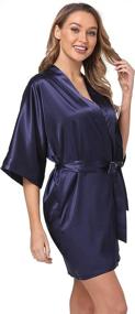 img 3 attached to 👘 Bund Women's Colour Kimono: Oblique Women's Clothing from Lingerie, Sleep & Lounge Collection