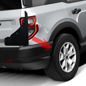 img 1 attached to 🚗 Bronco Sport Mud Flaps, Splash Guards(Set of 4) by AOSK - Compatible with 2020-2021 Bronco Sport Accessories for Enhanced SEO.