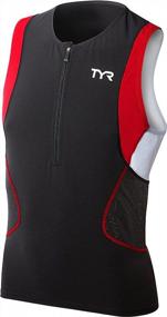 img 1 attached to Competitor Singlet for Men by TYR Sport