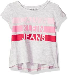 img 3 attached to Calvin Klein Girls Little Graphic Girls' Clothing : Tops, Tees & Blouses