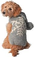 🐾 alpaca snowflake dog sweater by chilly dog logo