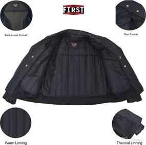 img 1 attached to 🏍️ First MFG Co.- Mastermind: The Ultimate Men’s Motorcycle Leather Jacket