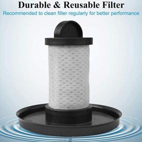 img 3 attached to 6 Pack Foam & Felt Filters, 2 Pre-Motor Filter & 2 Post-Motor Hepa Filter For Shark LZ600, LZ601, LZ602, LZ602C APEX UpLight Lift-Away DuoClean Vacuum Cleaner. Compare To Part # XFFLZ600 & XHFFC600