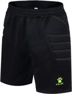 молодежные футбольные вратарские штаны с набивкой - kelme paintball protective gear. логотип