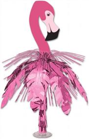 img 1 attached to 🦩 Beistle Flamingo Cascade Centerpiece Review: 24.5-inch, Pink/Black Decoration