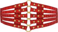 fashion elastic underbust waistband halloween women's accessories - belts logo