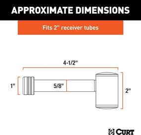img 3 attached to CURT 23502 Right Angle Hitch Lock