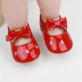 img 3 attached to Enhanced SEO: ENERCAKE Newborn Princess Wedding Toddler Girls' Flats Shoes