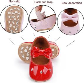 img 2 attached to Enhanced SEO: ENERCAKE Newborn Princess Wedding Toddler Girls' Flats Shoes