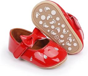 img 4 attached to Enhanced SEO: ENERCAKE Newborn Princess Wedding Toddler Girls' Flats Shoes