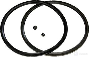 img 3 attached to 🍲 Premium 2-Pack Presto Pressure Cooker Sealing Rings and Overpressure Plug Set - Part 09936, 09904, and 50295 - Compatible with 6-Quart Presto Models - By IMPRESA