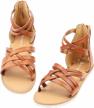 stylish and comfortable lulex girls gladiator sandals - perfect for summer! logo