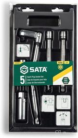 img 4 attached to 🧰 SATA 3/8" Drive Spark Plug Socket Set - 5-Piece - ST09003SJ