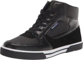 img 4 attached to Nautica Horizon Sneaker Lace Fashion Shoe Boys' Shoes ~ Sneakers