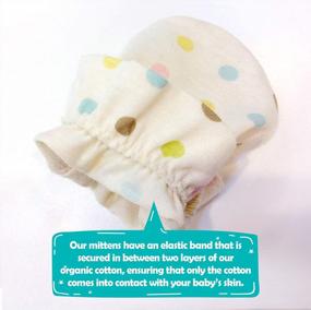 img 1 attached to Organic Super Soft Baby Mittens & Socks Set - No Scratch, 100% Certified Organic For Boys & Girls