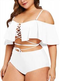 img 3 attached to Flaunt Your Curves In Style With Sovoyontee'S Plus Size High Waist Swimsuit