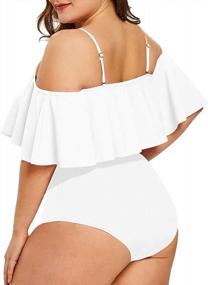 img 2 attached to Flaunt Your Curves In Style With Sovoyontee'S Plus Size High Waist Swimsuit