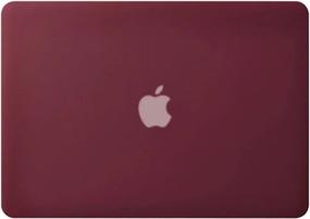 img 3 attached to Матовый жесткий чехол, чехол для клавиатуры и защитная пленка для экрана для MacBook Pro Retina 13 дюймов (конец 2012-2015 гг.), модель A1425/A1502, винно-красный от UESWILL - без компакт-диска