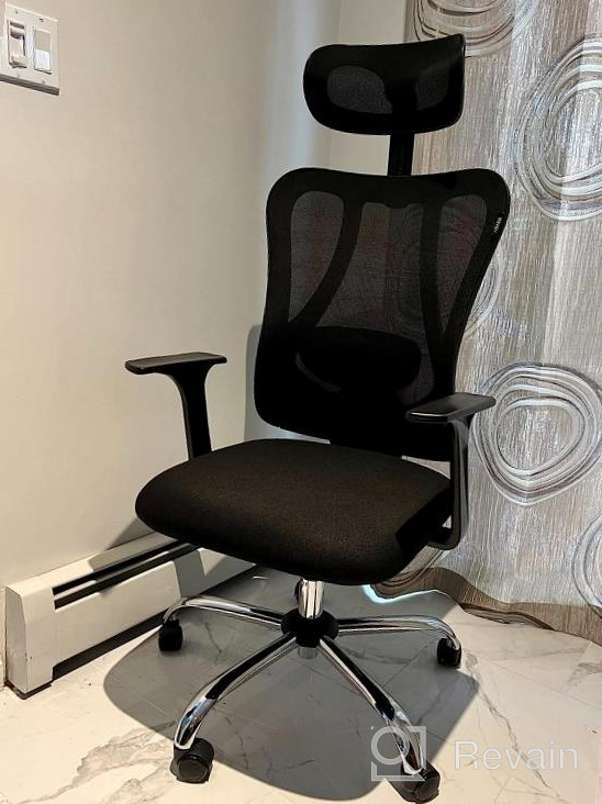 img 1 attached to Hbada E1 Ergonomic Office Chair Adjustable Backrest Height, Rotatable Lifting Lumbar Support, And High-Density Breathable Mesh Desk Chair review by Olivia Barber