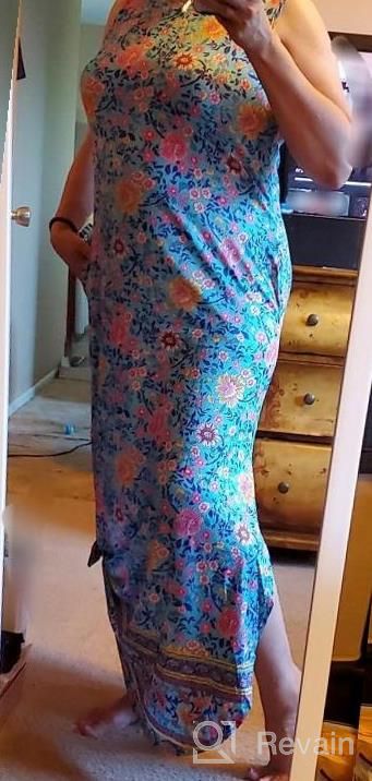 img 1 attached to Women'S Summer Sleeveless Maxi Dress With Pockets - Loose Split Casual Dresses review by Alan Lewis